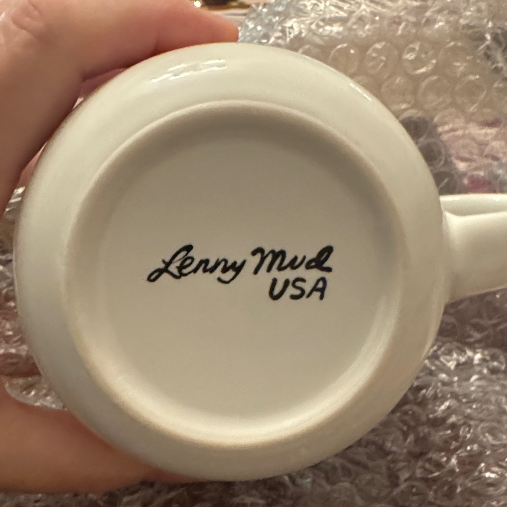 Alice in Wonderland White and Blue Ceramic Mug - Picture 4 of 6